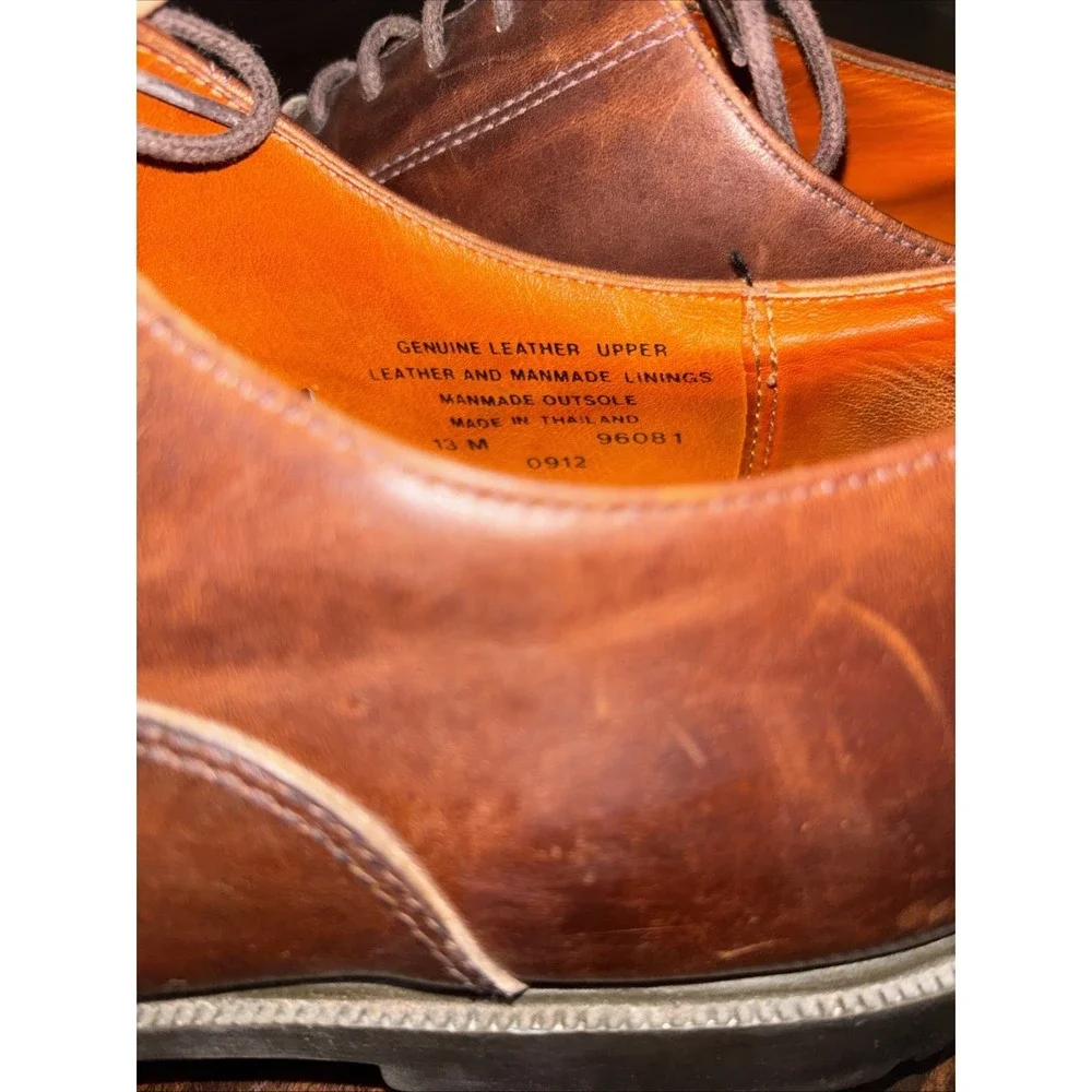 🔥 Timberland • Men Sz 13 M • Brown Cap-Toe Waterproof Oxford Shoe • 93066